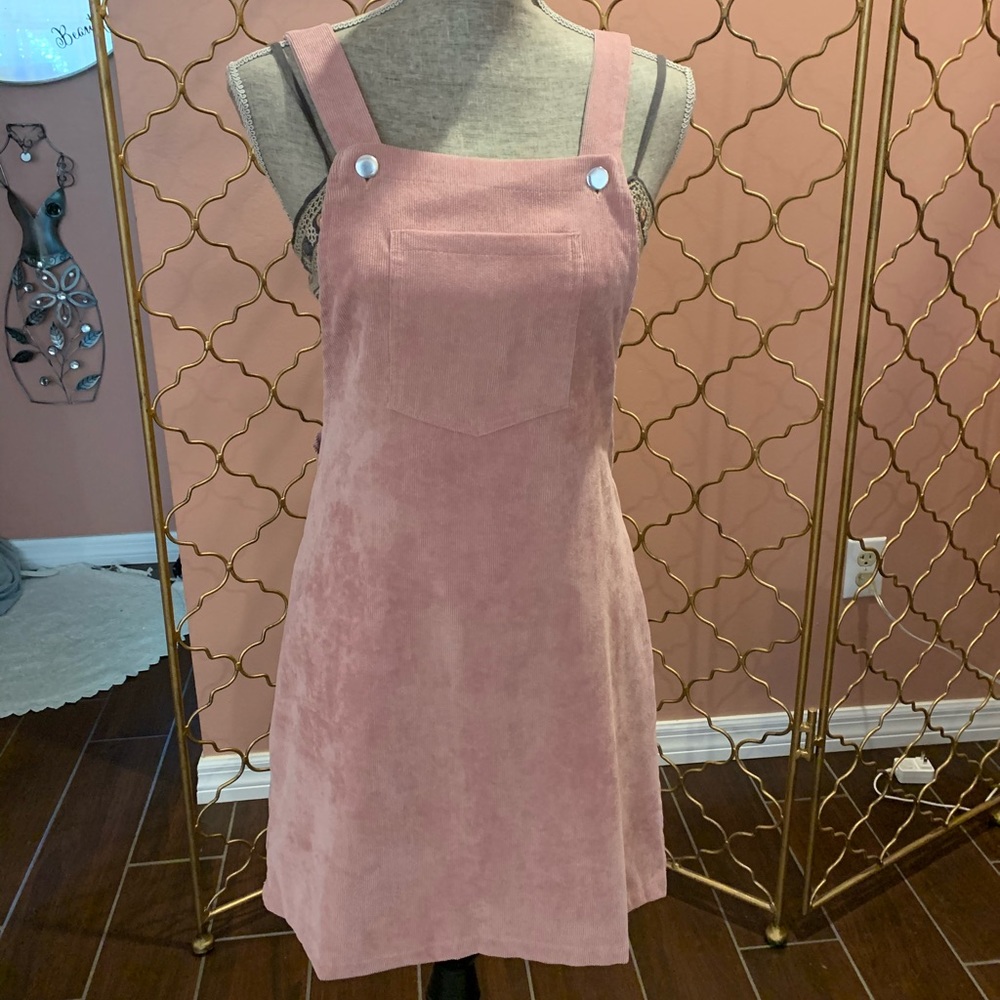 Pink halter dress
